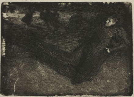 On the Ice, 1898, Anders Zorn, Swedish, 1860-1920, Sweden, Etching on ivory laid paper, 128 x 178
