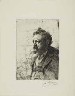 Billy Mason, 1900, Anders Zorn, Swedish, 1860-1920, Sweden, Etching on ivory laid paper, 198 x 140