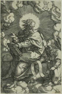 Matthew, from The Four Evangelists, 1539, Heinrich Aldegrever (German, 1502-c. 1560), after Georg