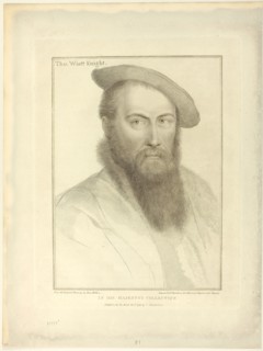 Sir Thomas Wyatt, October 1, 1793, Francesco Bartolozzi (Italian, 1727-1815), after Hans Holbein