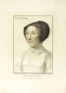 Lady Hobby, March 1, 1793, Francesco Bartolozzi (Italian, 1727-1815), after Hans Holbein the