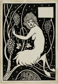 Decorative Study: Satyr, 1892/98, Attributed to Aubrey Vincent Beardsley, English, 1872-1898,