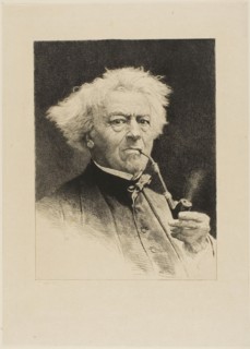 Portrait of Corot, n.d., Etienne Gabriel Bocourt (French, 1821–after 1882), after
