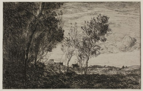 In the Dunes: Souvenir of the Woods of the Hague, 1869, Jean-Baptiste-Camille Corot, French,