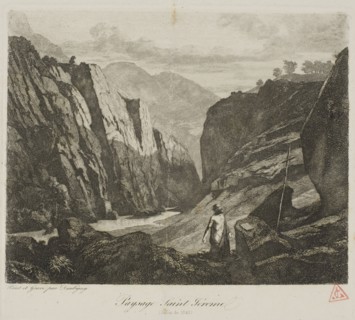 Saint Jerome, 1840, Charles François Daubigny, French, 1817-1878, France, Etching on ivory wove