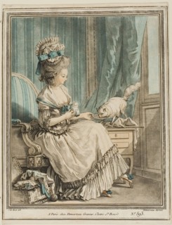 The Cat’s Repast, 1778/79, Gilles-Antoine Demarteau (French, c. 1750-1802), after Jean-Baptiste