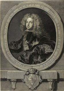 Portrait of Philippe V, King of Spain, 1702, Pierre Drevet (French, 1663-1738), after Hyacinthe