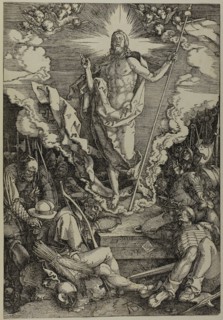 The Resurrection, from The Large Passion, 1510, published 1511, Albrecht Dürer, German, 1471-1528,
