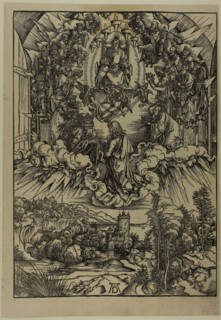 St. John before God and the Elders, from The Apocalypse, c. 1496–98, published 1511, Albrecht