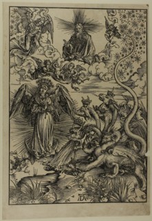 The Apocalyptic Woman, from The Apocalypse, c. 1496–98, published 1511, Albrecht Dürer, German,