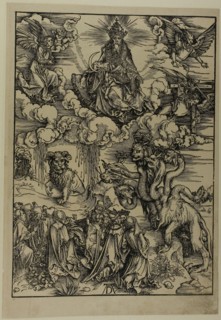The Beast with Two Horns like a Lamb, from The Apocalypse, c. 1496–98, published 1511, Albrecht