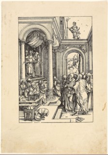 The Presentation of the Virgin in the Temple, from The Life of the Virgin, c. 1503–04, published