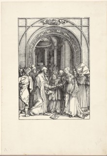 The Betrothal of the Virgin, from The Life of the Virgin, c. 1504, published 1511, Albrecht Dürer,