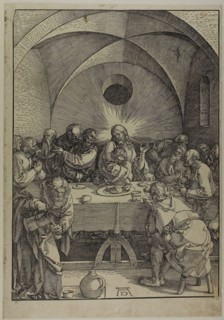 The Last Supper, from The Large Passion, 1510, published 1511, Albrecht Dürer, German, 1471-1528,