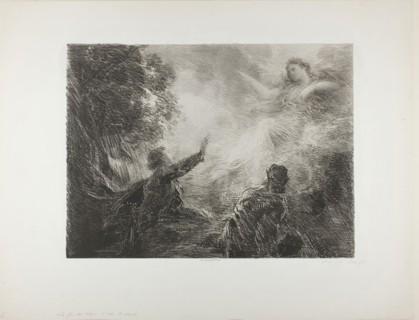 The Fairy of the Alps, first plate, 1873, Henri Fantin-Latour, French, 1836-1904, France,