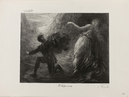 Manfred and Astarte, from Robert Schumann’s Overture to Manfred (1848-49), 1879, Henri