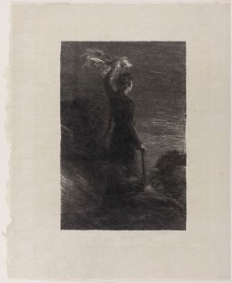 Tristan and Isolde, Act II: Signal in the Night, c. 1886, Henri Fantin-Latour, French, 1836-1904,