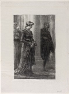 The Mastersingers of Nuremberg, Act I: Walther and Eva Meet, c. 1886, Henri Fantin-Latour, French,