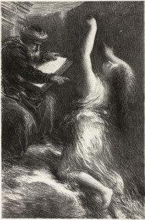 Parsifal, Act II: Evocation of Kundry, c. 1886, Henri Fantin-Latour, French, 1836-1904, France,