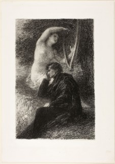Lélio: The Aeolian Harp, from Hector Berlioz, sa vie et ses oeuvres, 1888, Henri Fantin-Latour,