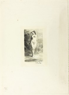 Study of Standing Woman, Seen from Front, 1900, Henri Fantin-Latour, French, 1836-1904, France,
