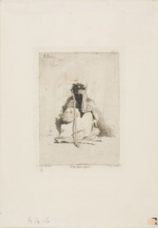 A Beggar, n.d., Mariano José María Bernardo Fortuny y Carbó, Spanish, 1838-1874, Spain, Etching on