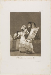 Until Death, plate 55 from Los Caprichos, 1797/99, Francisco José de Goya y Lucientes, Spanish,
