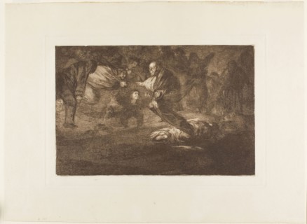 God creates them and they join up together, plate 18 from Los Proverbios, 1815/24, Francisco José