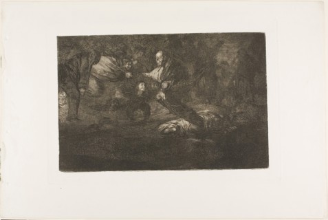 God creates them and they join up together, plate 18 from Los Proverbios, 1815/24, Francisco José