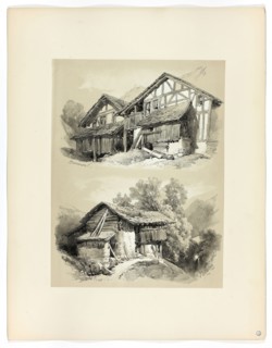 Brunnen, from Picturesque Selections, 1859, James Duffield Harding, (English, 1798-1863), Published