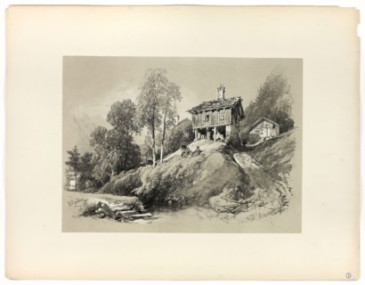 Brunnen, from Picturesque Selections, 1860, James Duffield Harding, (English, 1798-1863), Published