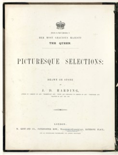 Picturesque Selections: Text Page, from Picturesque Selections, c. 1860, James Duffield Harding,