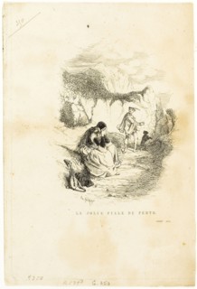 The Pretty Girl of Perth, n.d., Charles Émile Jacque, French, 1813-1894, France, Etching and