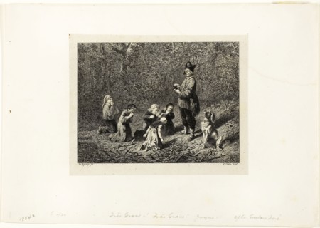 Grave! Grave! Très-Grave!, 1862, Charles Émile Jacque (French, 1813-1894), after Gustave Doré