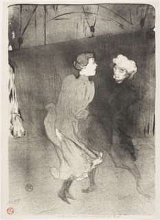 Rehearsal at the Folies-Bergère, Emilenne D’Alençon and Mariquita, 1893, Henri de Toulouse-Lautrec,