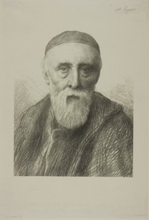 Portrait of G. F. Watts, R. A., second plate, c. 1894, Alphonse Legros, French, 1837-1911, France,
