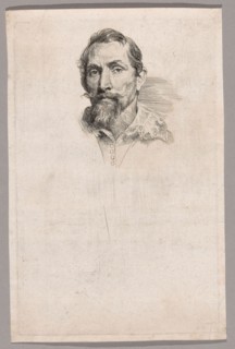 Frans Snyders, 1630/33, Anthony van Dyck, Flemish, 1599-1641, Flanders, Etching in black on ivory