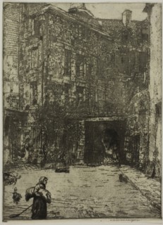 Cour de Commerce, Paris, 1900, Donald Shaw MacLaughlan, American, born Canada, 1876-1938, United