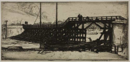 L’Estacade, 1899, Donald Shaw MacLaughlan, American, born Canada, 1876-1938, United States, Etching