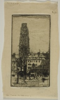 Tour de Beurre, Rouen, 1899, Donald Shaw MacLaughlan, American, born Canada, 1876-1938, United
