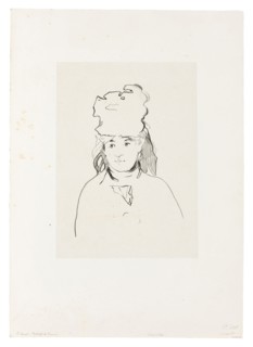 Berthe Morisot in Silhouette, 1872–74