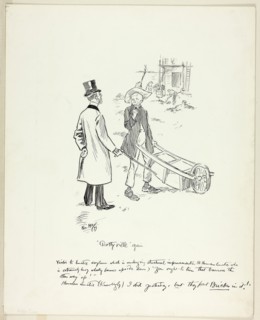 Dottyville Again, 1899, Philipp William May, English, 1864-1903, England, Pen and black ink over