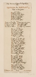 Dedicatory Verses by Meryon to Reinier Nooms, Called Zeeman, 1854, Charles Meryon, French,