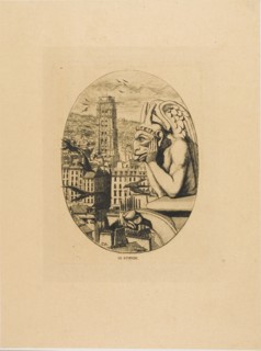 The Vampire, 1853, Charles Meryon (French, 1821-1868), printed by Auguste Delâtre (French,