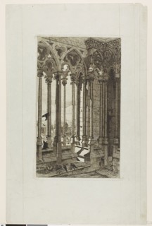 The Gallery of Notre-Dame, Paris, 1853, Edmond Gosselin (French, 19th century), after Charles