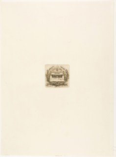 Molière’s Tomb, Père-Lachaise Cemetery, Paris, 1854, Charles Meryon, French, 1821-1868, France,