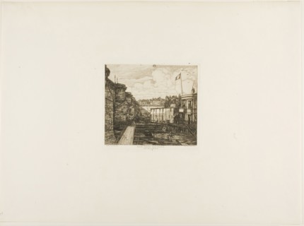 Chevrier’s Cold Bath Establishment, Paris, 1864, Charles Meryon (French, 1821-1868), printed by