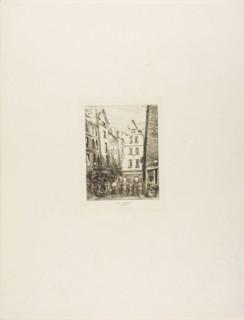 Rue Pirouette aux Halles, Paris, 1860, Charles Meryon (French, 1821-1868), printed by Auguste