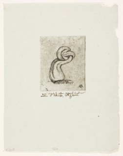 The Sickly Cryptogam, 1860, Charles Meryon, French, 1821-1868, France, Etching with plate tone on