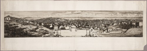 San Francisco, 1855–56, Charles Meryon (French, 1821-1868), printed by Auguste Delâtre (French,